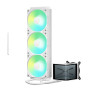 TRYX Panorama SE 360 ARGB White 360mm AIO Rotatable 6.5'' AMOLED Curved Screen 3D Anamorphic Effect Customizable AIO Cooler - White